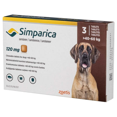 Simparica Chewable Tablets for Dogs (3 pack)