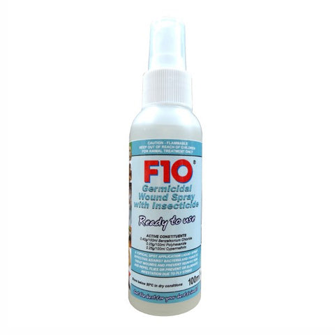 F10 Germicidal Wound Spray with Insecticide - 100ml