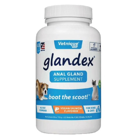 Glandex® Anal Gland Support Vegan Salmon Flavoured Powder for Dogs and Cats