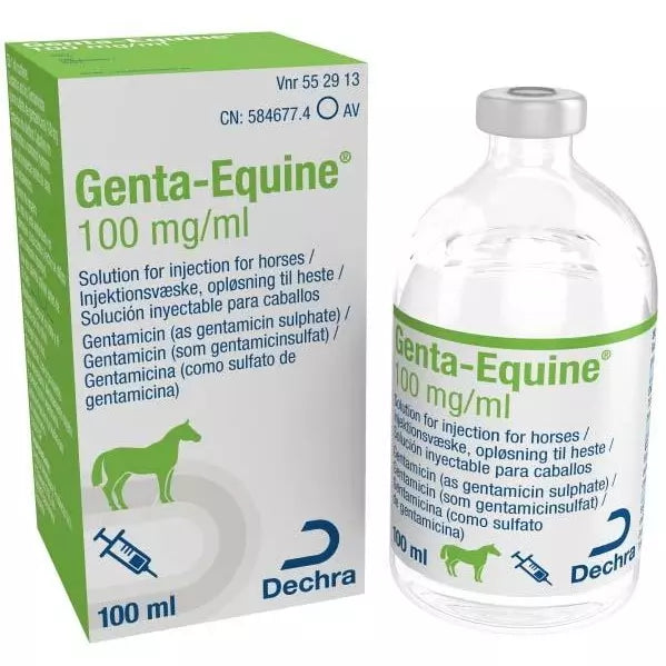 Genta-Equine 100 mg/ml Solution for Injection for Horses 100ml ...