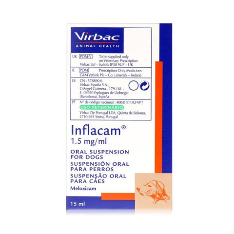 Inflacam 1.5mg/ml Oral Suspension for Dogs