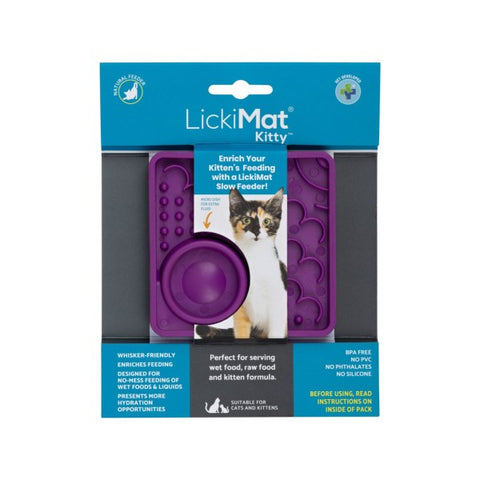 LickiMat Kitty Purple