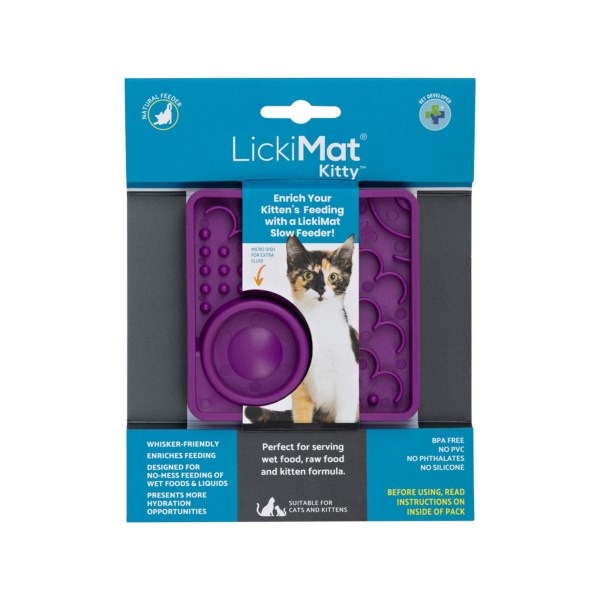 LickiMat Kitty Purple