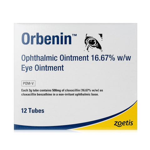 Orbenin Ophthalmic Eye Ointment 3g x 12