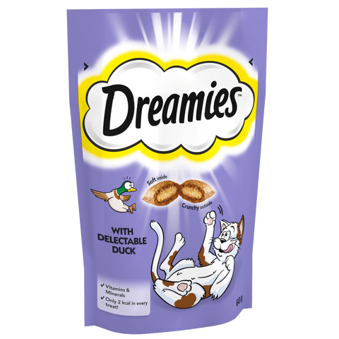 Dreamies Cat Treats Duck 60g