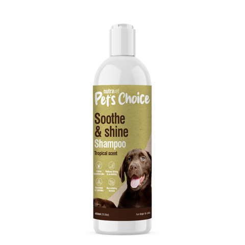 Pets Choice – Soothe & Shine Shampoo 450ml