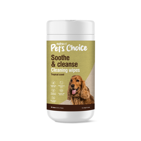 Pets Choice – Soothe & cleanse – Cleaning wipes