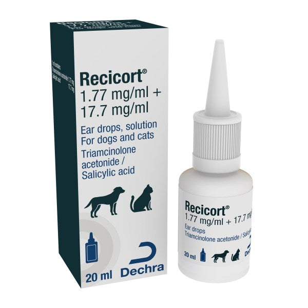 Recicort Ear Solution 20ml – VetMedi.co.uk