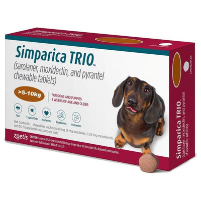 Simparica Trio Chewable Tablets for Dogs