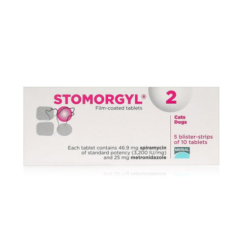 Stomorgyl 2 Film Coated Tablets x 50