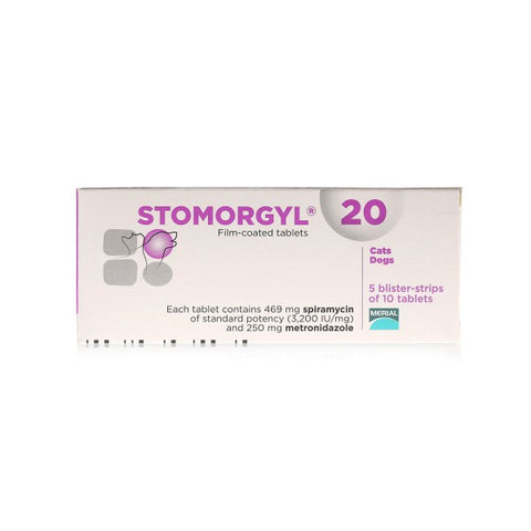 Stomorgyl 20 Film Coated Tablets x 50