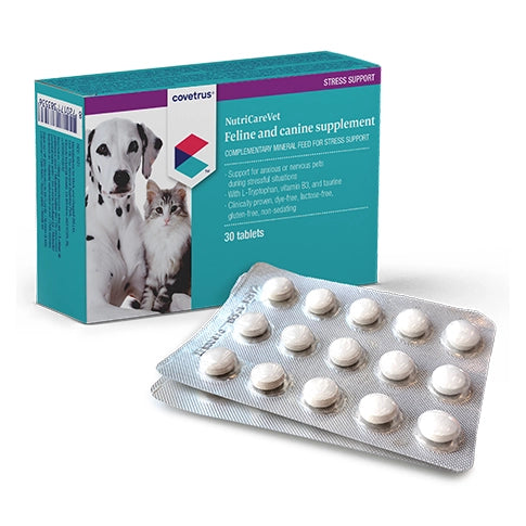NutriCareVet Feline and Canine Stress Support - 30 tablets