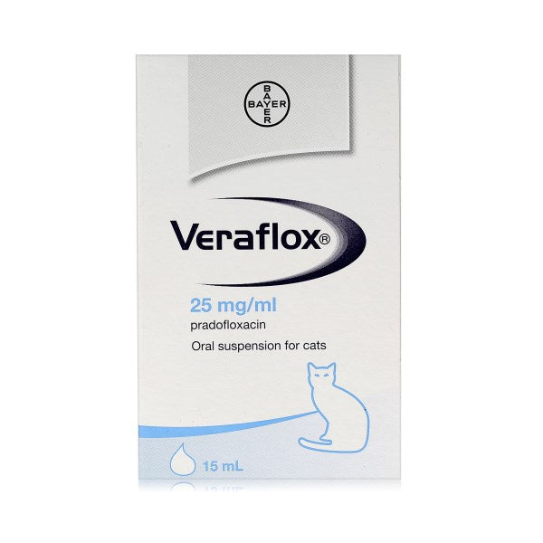 Veraflox 25mg/ml Oral Suspension for Cats 15ml