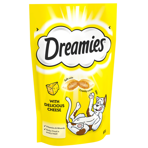 Dreamies Cat Treat Biscuits with Cheese 60g