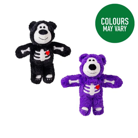 Kong Halloween Wild Knots Skeleton Bear Assorted M/L
