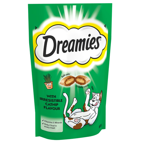 Dreamies Cat Treats with Catnip 60g