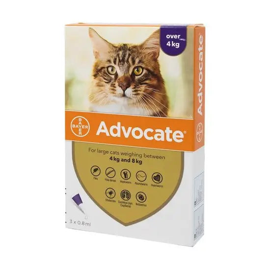 Advocate 80 Spot-On for Cats (Large Cats over 4kg)