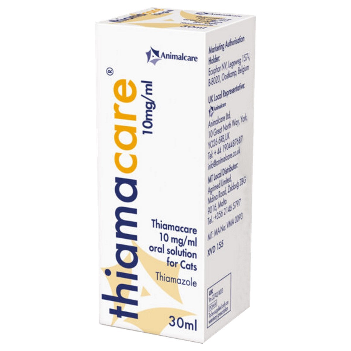 Thiamacare 10mg/ml Oral Solution for Cats 30ml