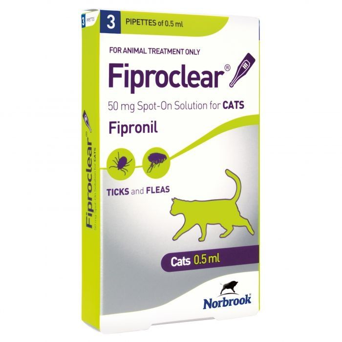 Fiproclear cats 3 pipette pack