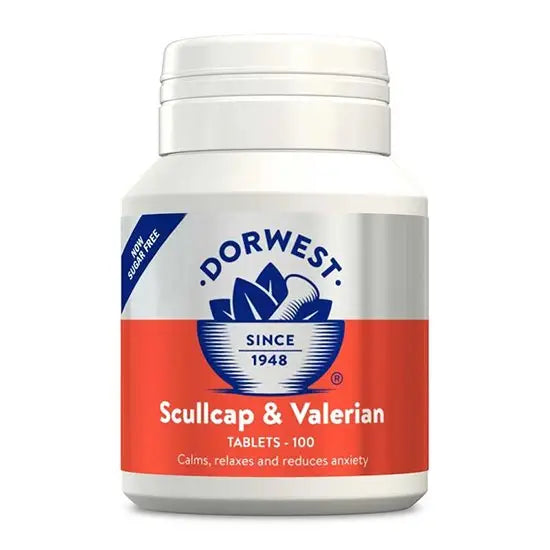 Dorwest Scullcap & Valerian Herbal Tablets